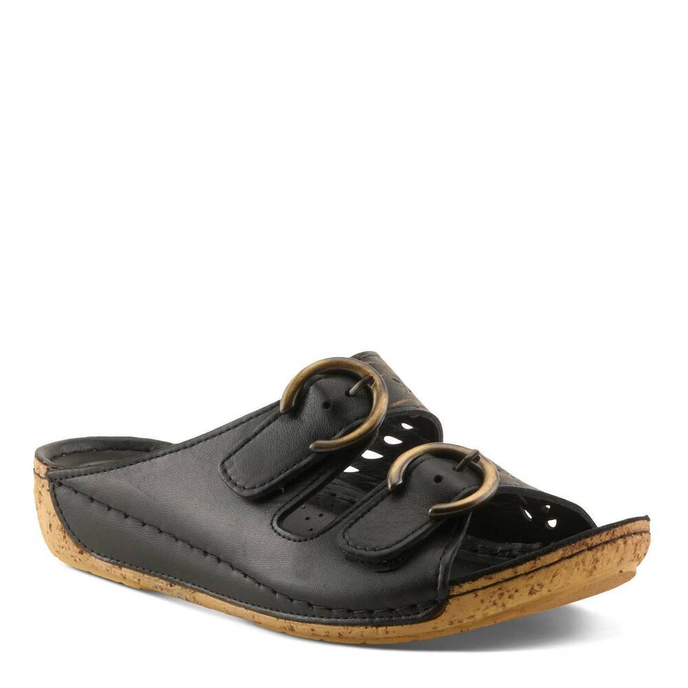 NEW SPRING STEP SHOES women's gelatia sandal in black